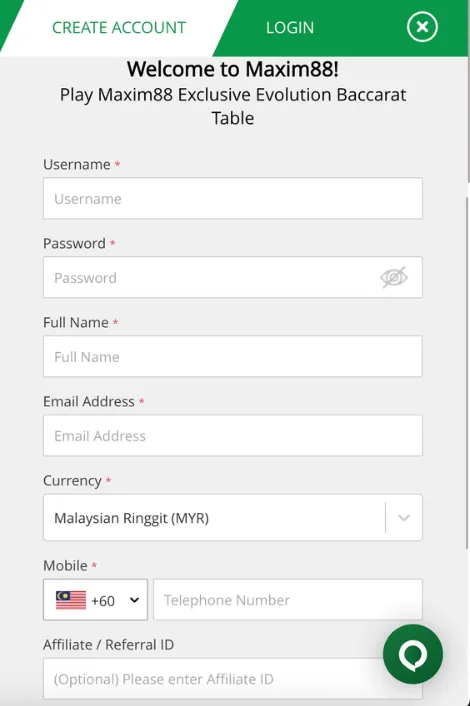 Maxim88 Registration Guide